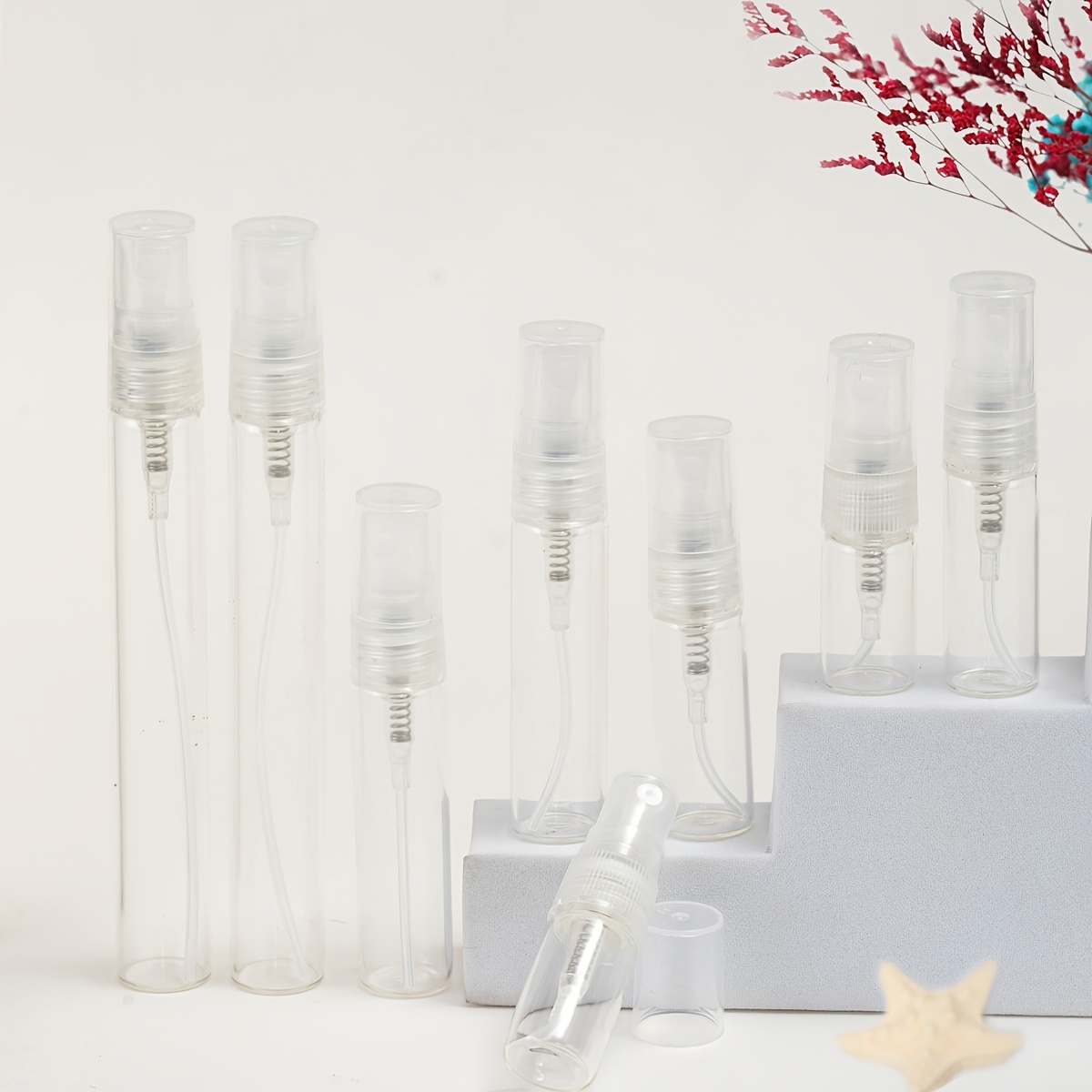 50 Glass Perfume Bottles, Conv - Misting Bottle Fine review and price